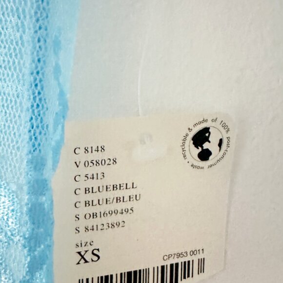 Intimately by Free People Bluebell Sheer Lace Short Sleeve Top Size XS - Picture 6 of 6